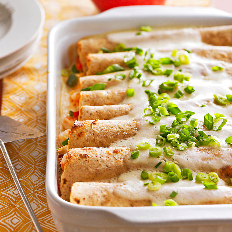 Wild Alaskan Halibut Enchiladas