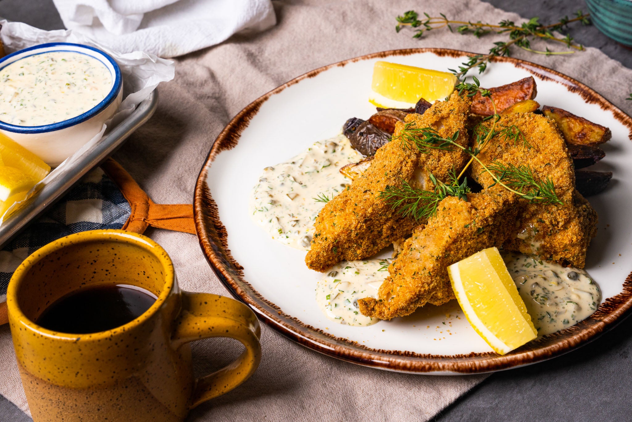 Baked Fish & Chips