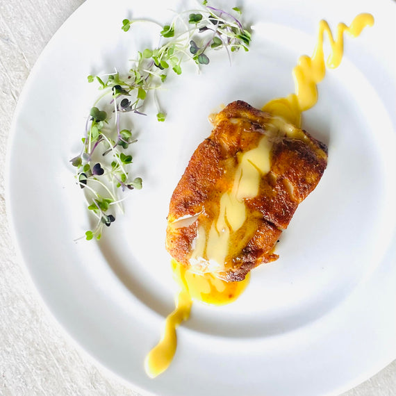 Bronzed Sablefish With Orange Beurre Blanc Sauce