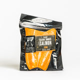 Wild Alaska Smoked King Salmon portion in a resealable pouch